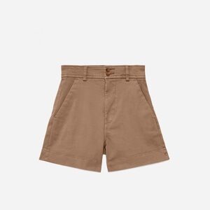 Everlane Way High Twill Short, Size 2